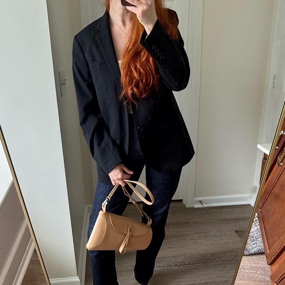 Uniqlo 100% wool Black Blazer Jacket- Exellent for size S-M - Picture 6 of 10